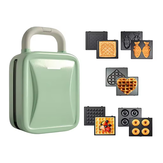 WZ-588(Sandwich Maker-Dark Green light Green Pink)-3
