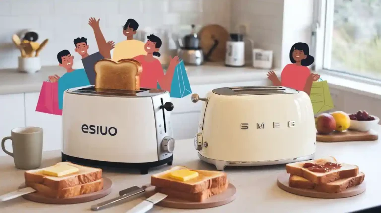 Local Buyers Pick ESIUO Over Smeg Toaster 4 Slice