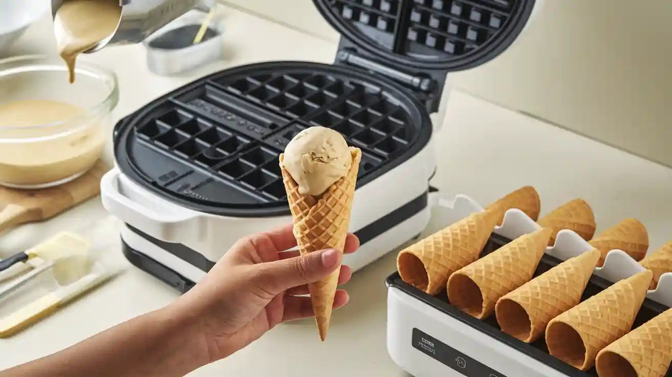 Step-by-Step Guide to Making Professional Ice Cream Cones with Waffle Cone Makers