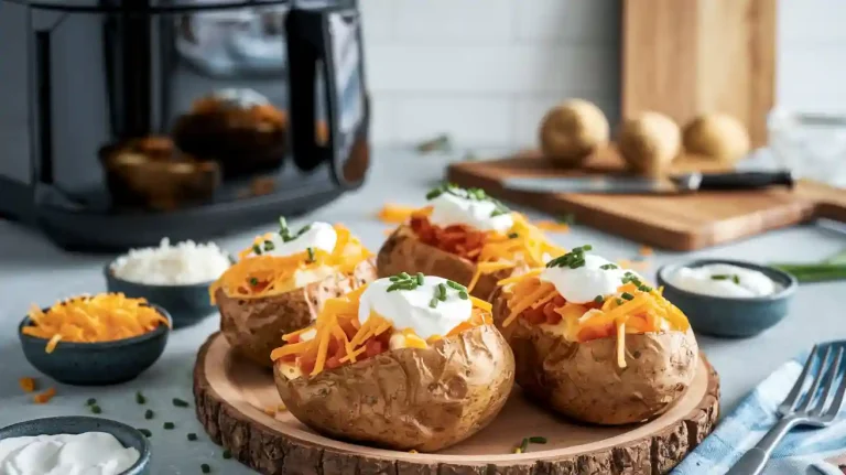 Restaurant-Style Baked Potatoes with ESIUO Air Fryer