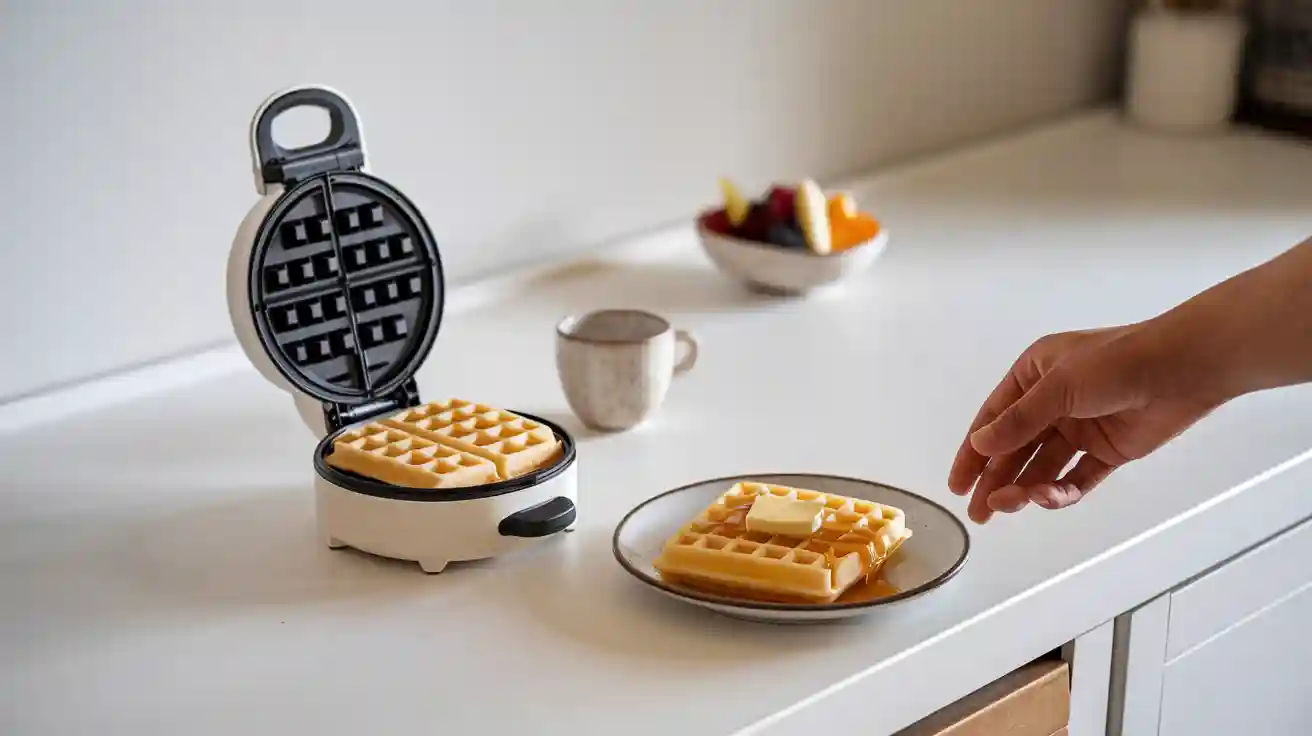 Mini waffle makers are perfect for single servings
