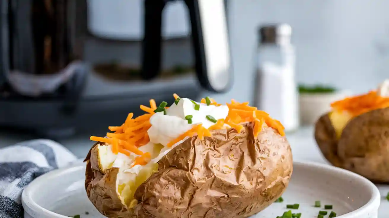 Never Settle: Baked Potato in Air Fryer Delivers Bliss