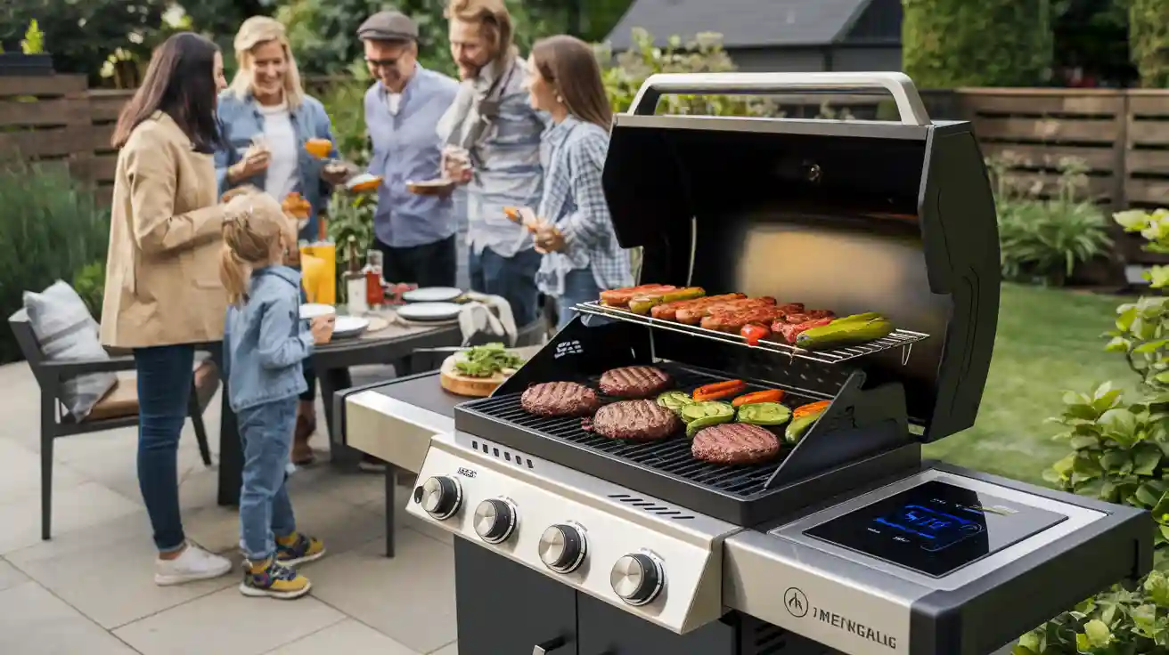 Electric outdoor grill solves BBQ problems in 2025
