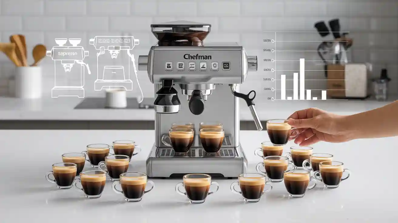 Chefman Barista Pro Espresso Machine Outperforms Premium Brands by the Numbers