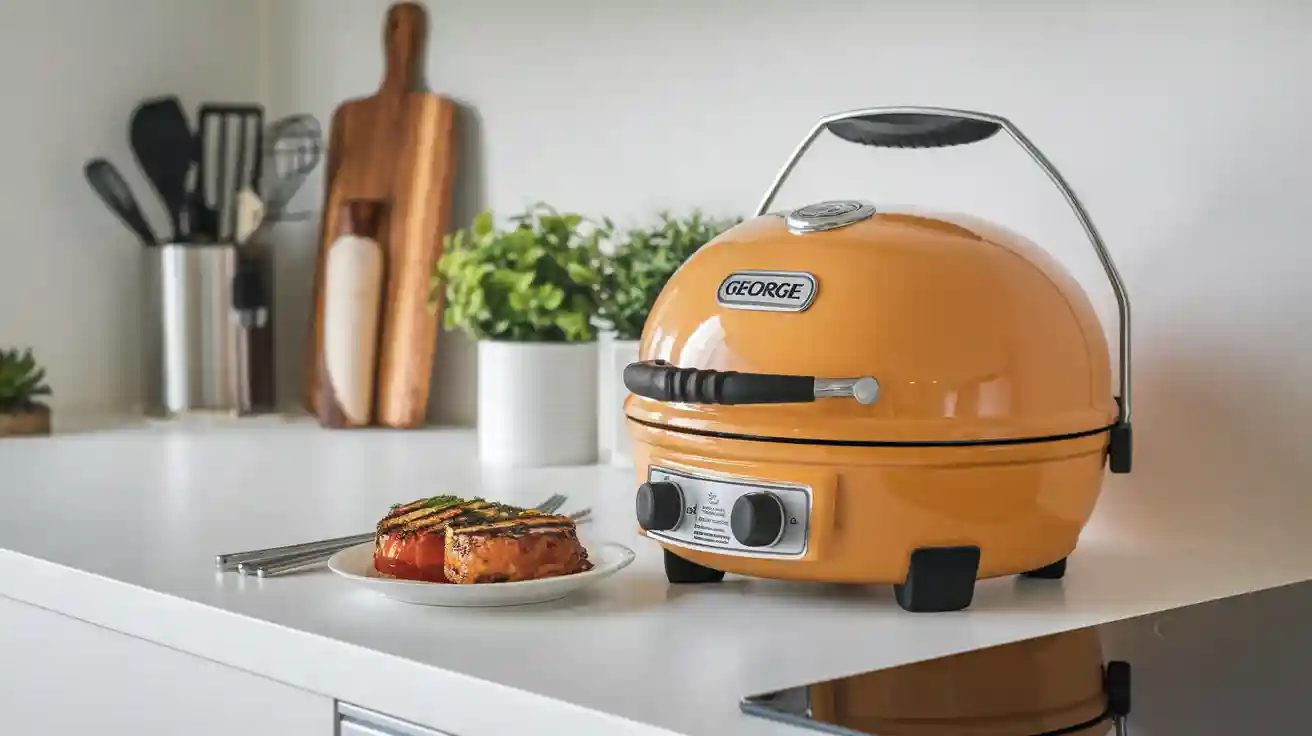 Upgrade Your Small Kitchen with ESIUO Over George Foreman 2 Serving Contact Grill