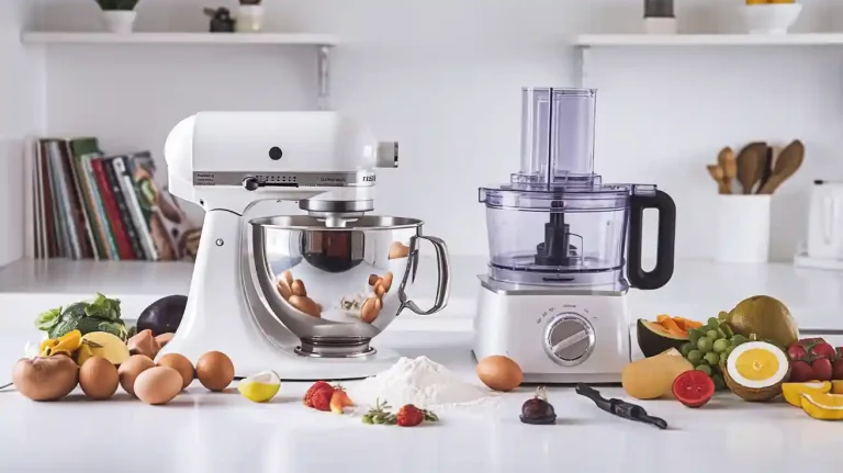 Mixers and Food Processors Side by Side for Optimal Cooking
