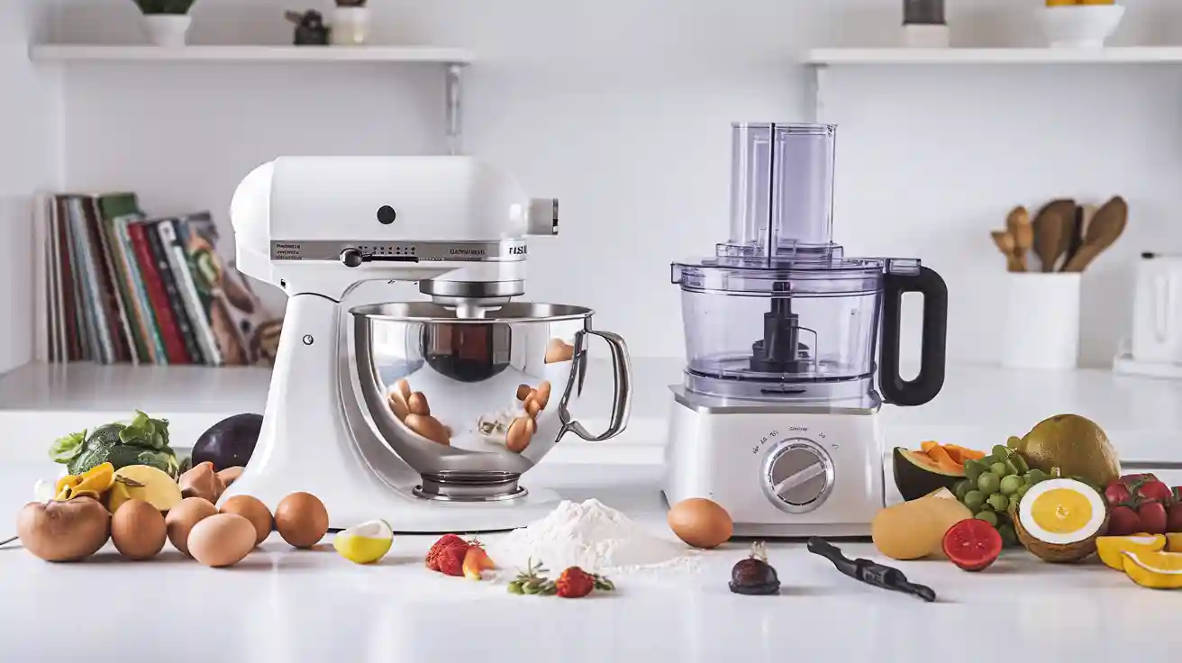 Mixers and Food Processors Side by Side for Optimal Cooking