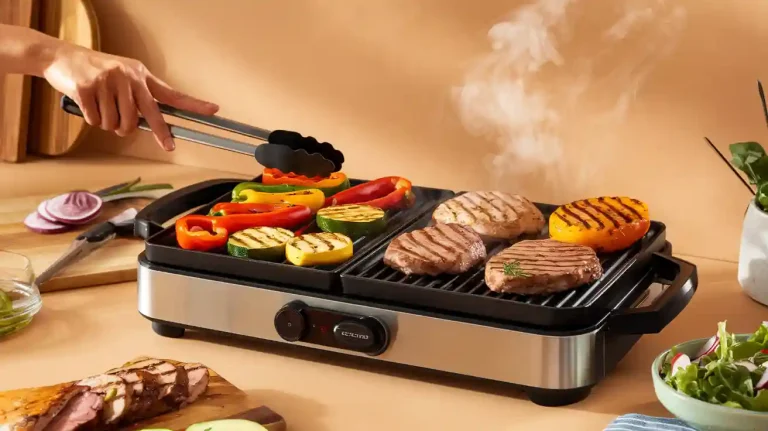 How to Cook Different Foods at Once with a Dual-Surface Electric Grill