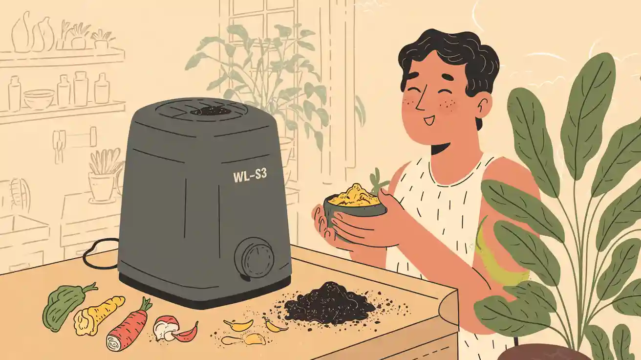 Make Garden Gold at Home with the WL-S3 Electric Compost Machine