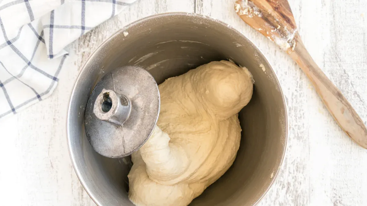 Knead Bread or Pizza Dough with a Kitchenaid Mixer