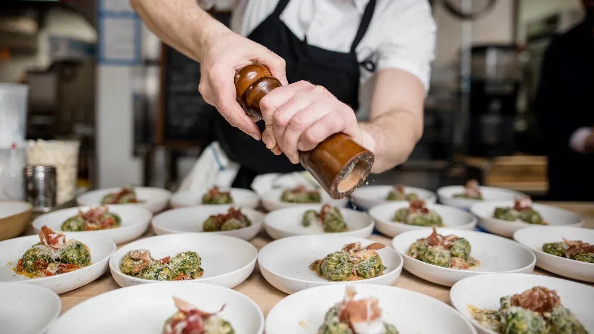 Plating and Finishing Tools for Restaurant Kitchens