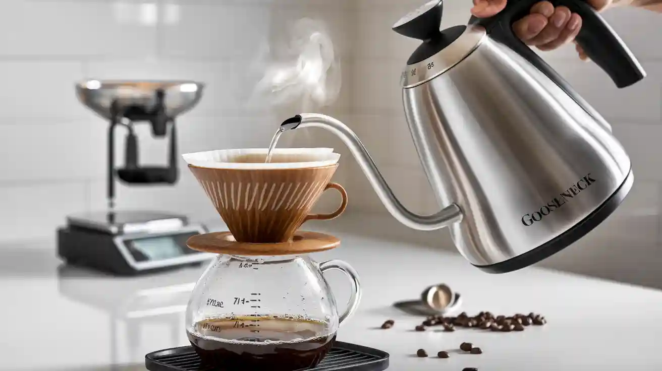 Why Precision Temperature Control Sets Our Electric Gooseneck Kettle Apart for Pour-Over Coffee
