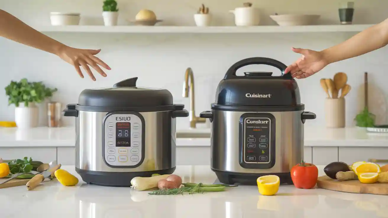 Comparing ESIUO Multicooker and Cuisinart 3 in 1 Multicooker for Modern Kitchens