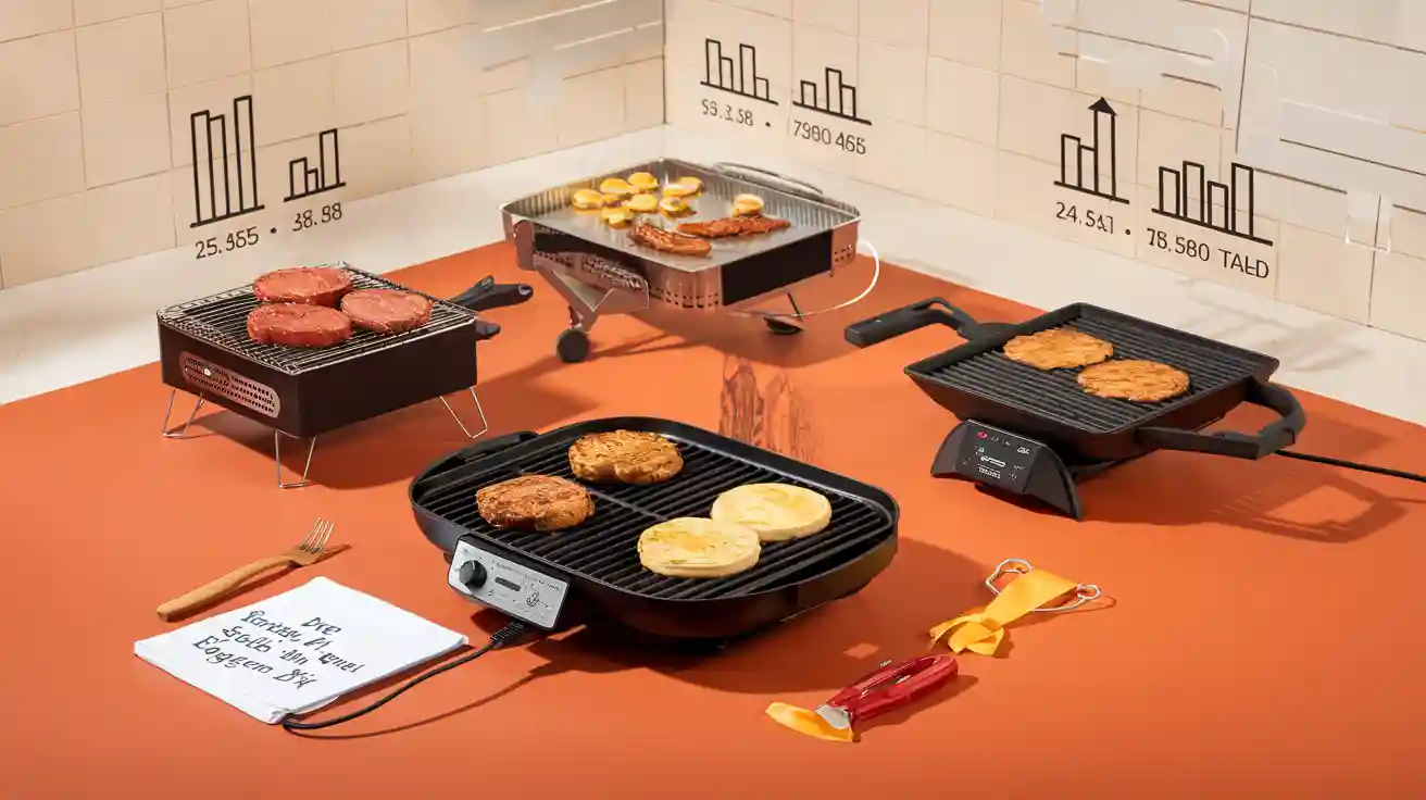 Portable Gas Grill and Griddle Stats Show Electric Griddles Win