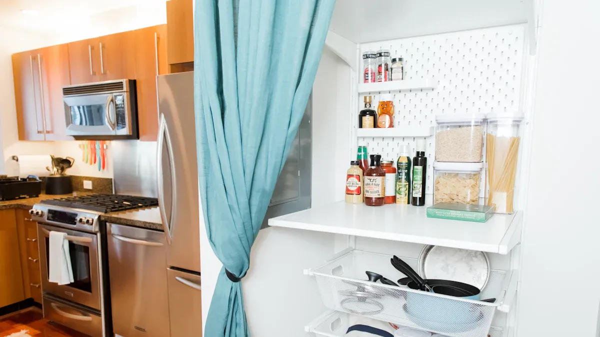 Easy Storage in Small Kitchens