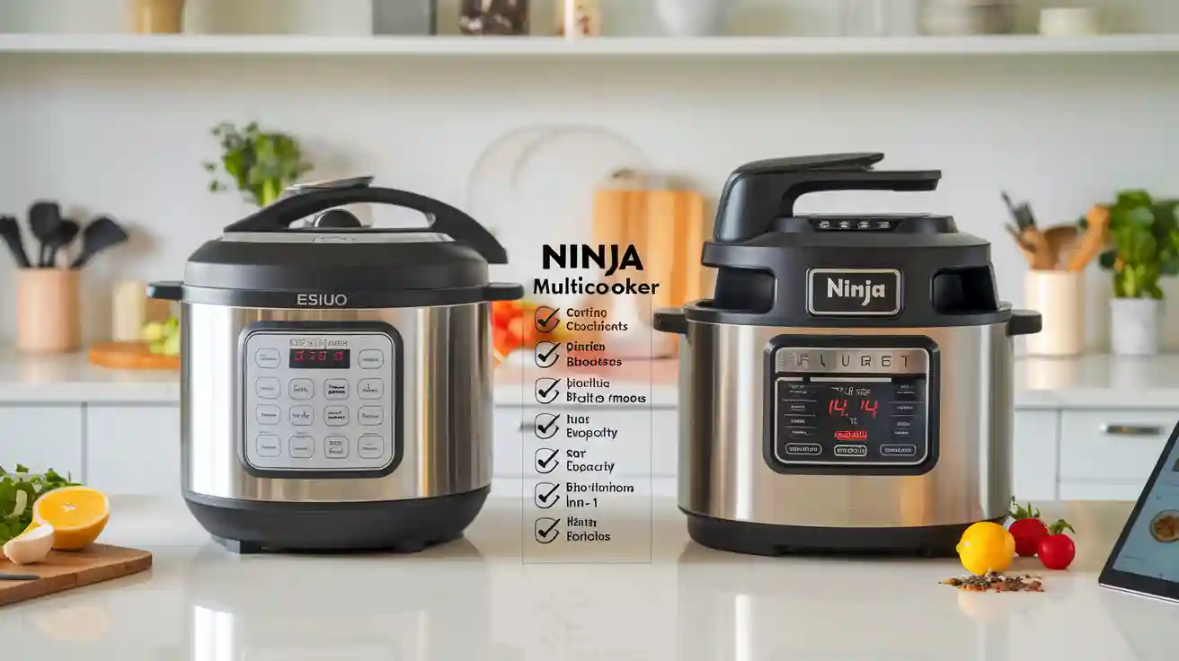 How the ESIUO Multicooker Stacks Up Against the Ninja R-SFP701 14-in-1