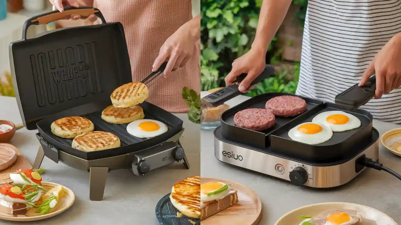 Weber portable griddle wins or ESIUO electric griddles wow