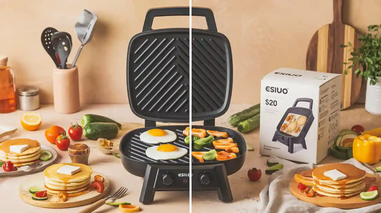 Aldi sells a $20 portable electric griddle or ESIUO for tastier meals?
