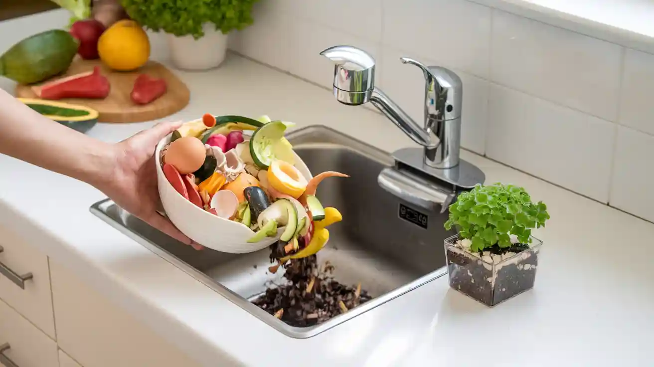 Transforming Kitchen Scraps Into Fertilizer Using Food Garbage Disposal Devices