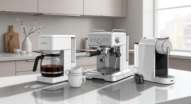 Top 3 white coffee makers for stylish kitchens