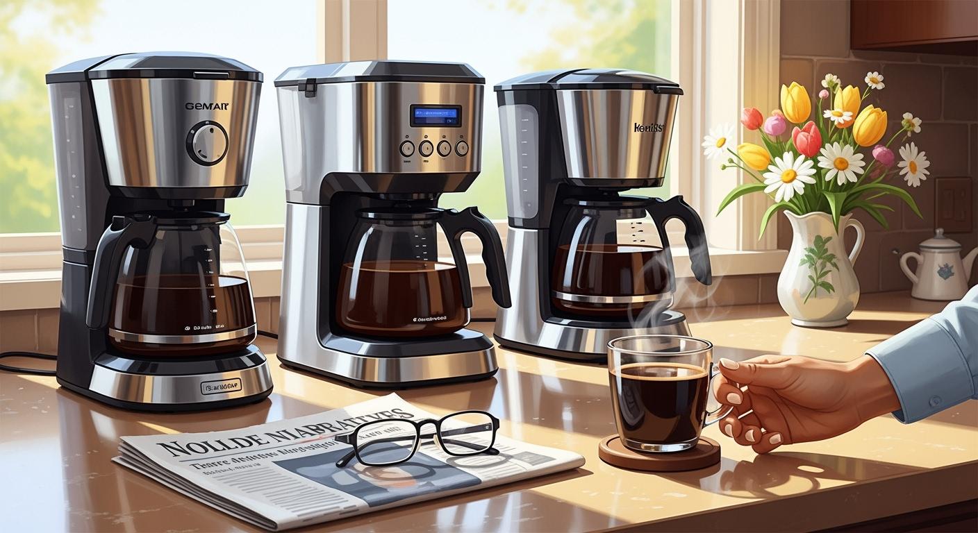 Stainless coffee maker showdown for easy mornings