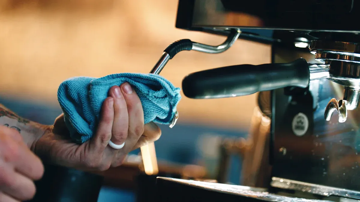 Supplies for Cleaning a Coffee Maker