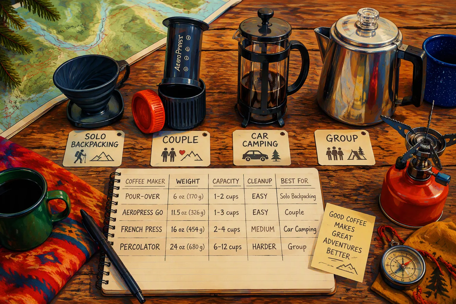 What to Look for in a Camping Coffee Maker